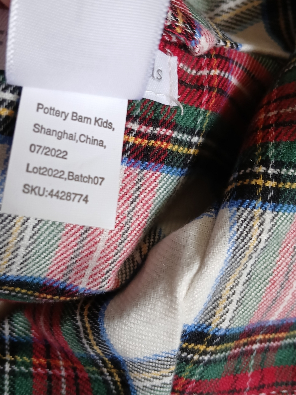 pottery barn ♡ plaid pajama sleep set holiday large cabin festival tartan - Picture 7 of 13